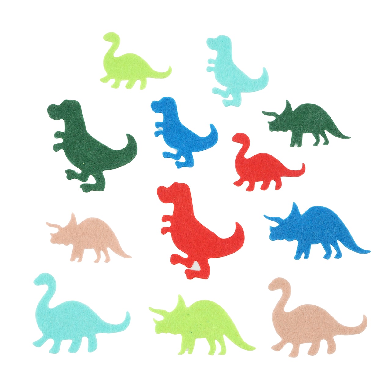 12 Packs: 50 ct. (600 total) Felt Dinos Scrap Pack by Creatology™